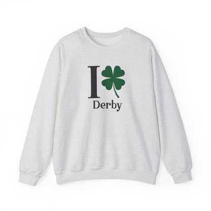 I Clover Derby Unisex Heavy Blend™ Crewneck Sweatshirt