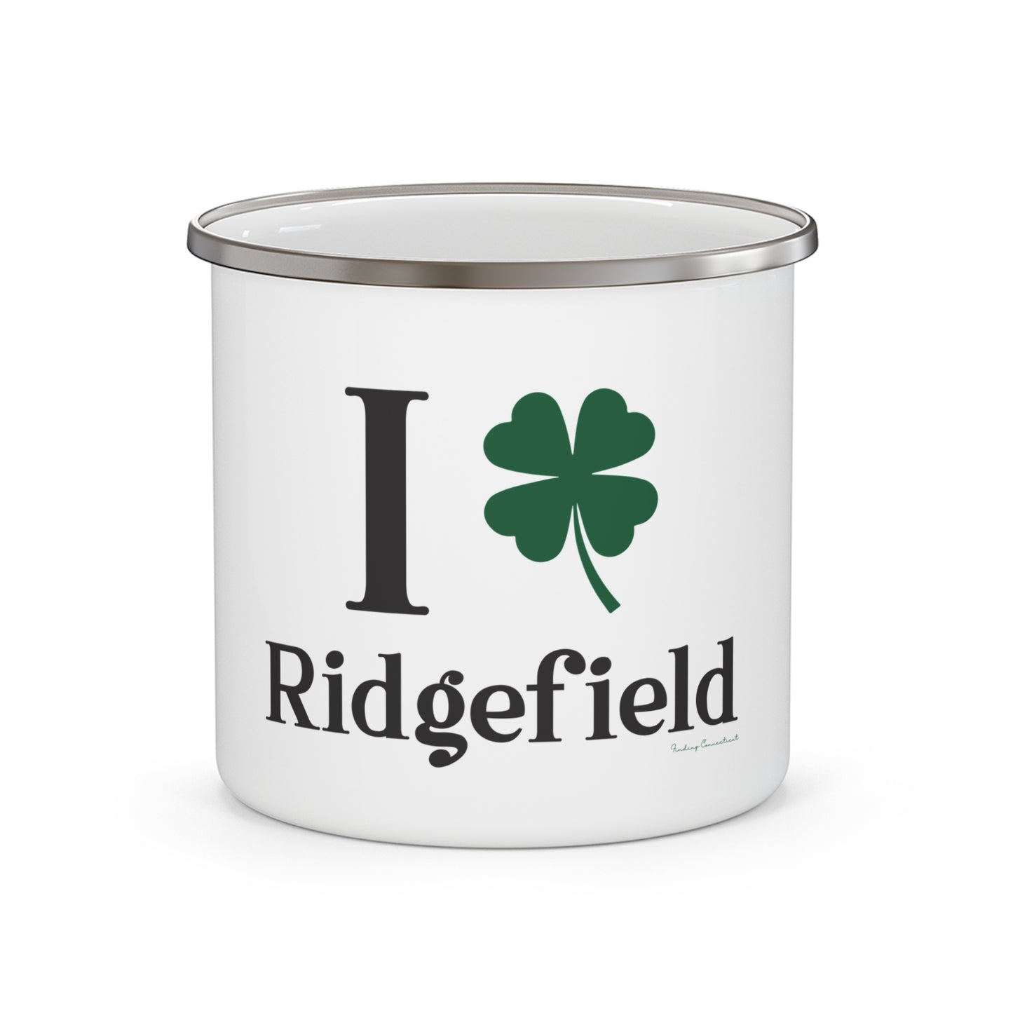 I Clover Ridgefield Enamel Camping Mug
