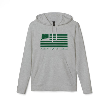 North Stonington Connecticut St. Patrick’s Day Flag adidas Unisex Fleece Hoodie