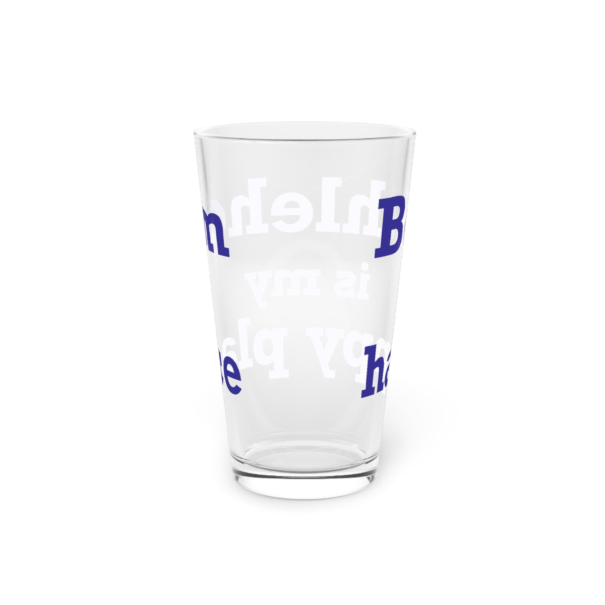 Bethlehem is My Happy Place Pint Glass, 16oz