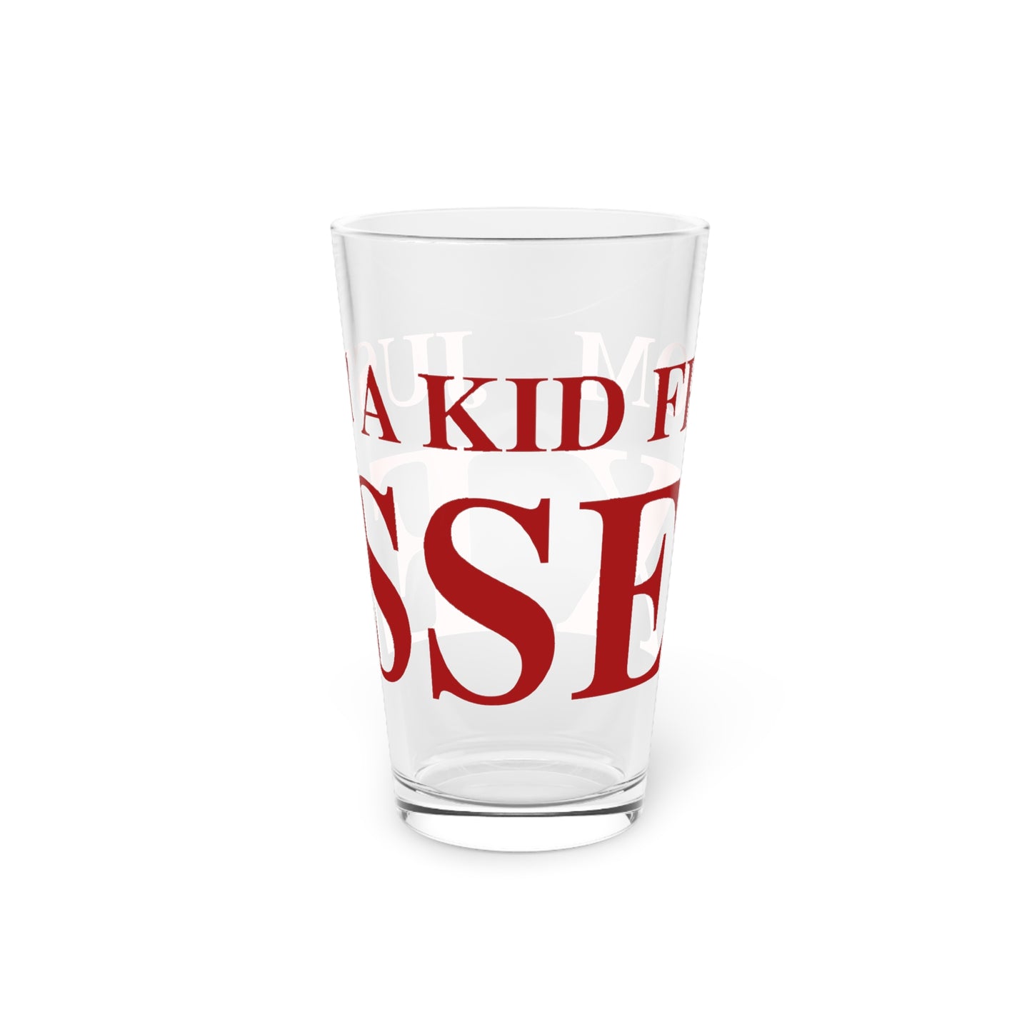 Just a kid from Essex Pint Glass, 16oz