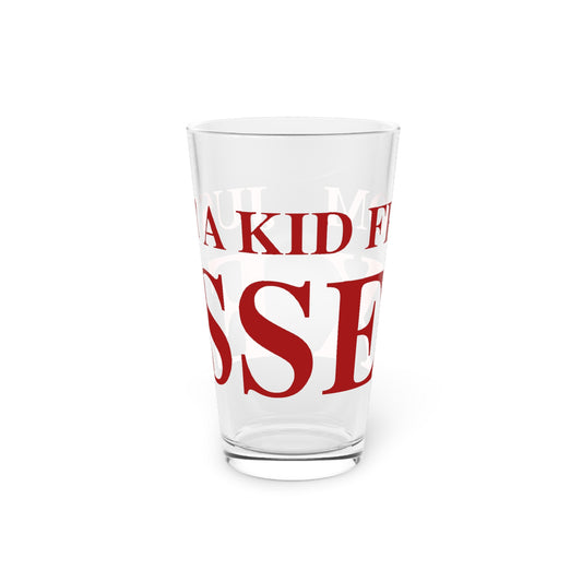 Just a kid from Essex Pint Glass, 16oz