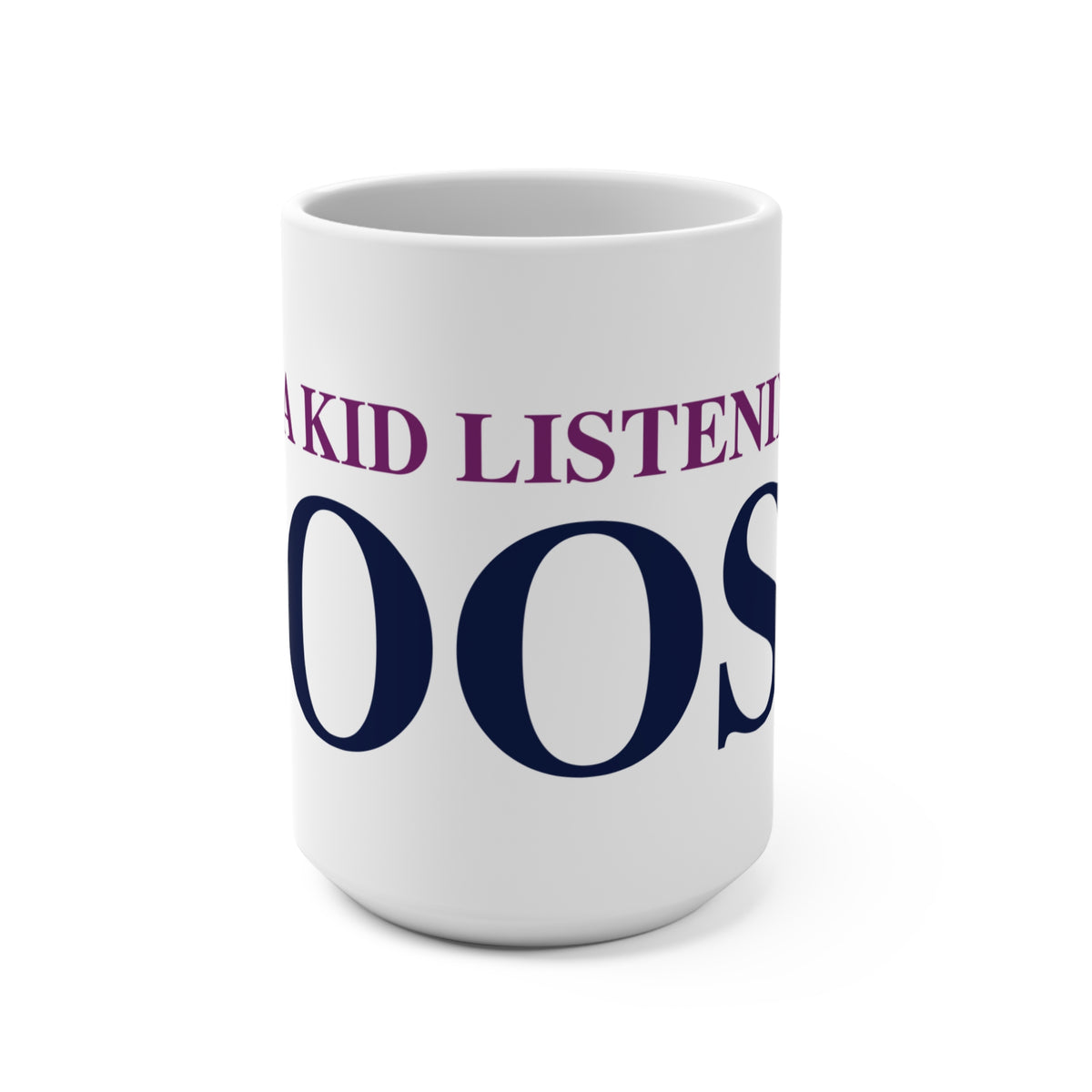 Just a kid listening to Goose - Blue & Purple Mug 15oz