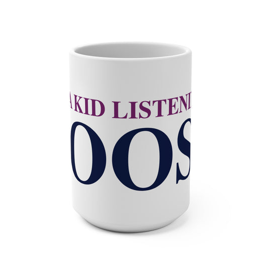 Just a kid listening to Goose - Blue & Purple Mug 15oz