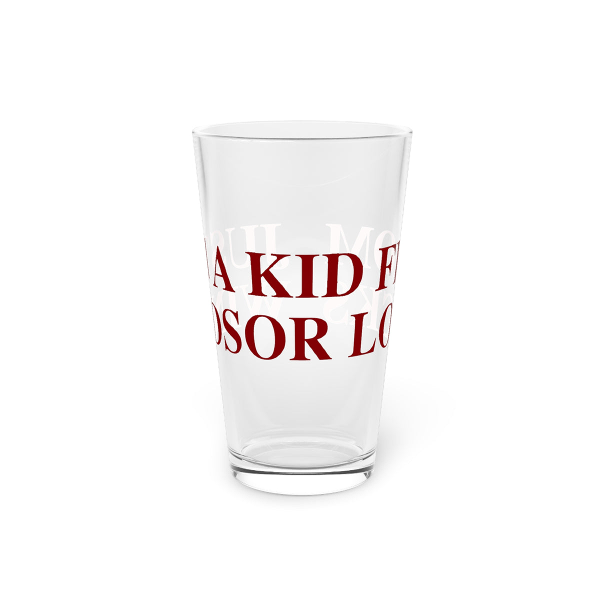 Just a kid from Windsor Locks Pint Glass, 16oz