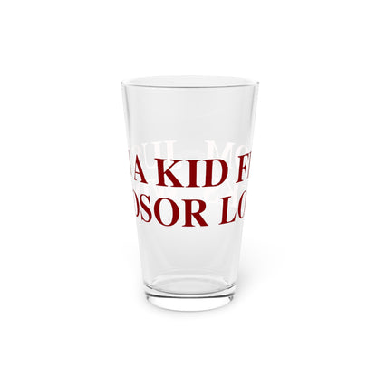 Just a kid from Windsor Locks Pint Glass, 16oz