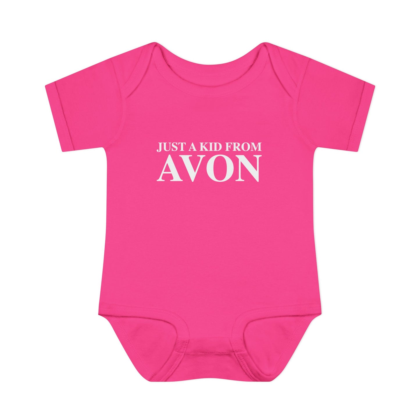 Just a kid from Avon Infant Baby Rib Bodysuit