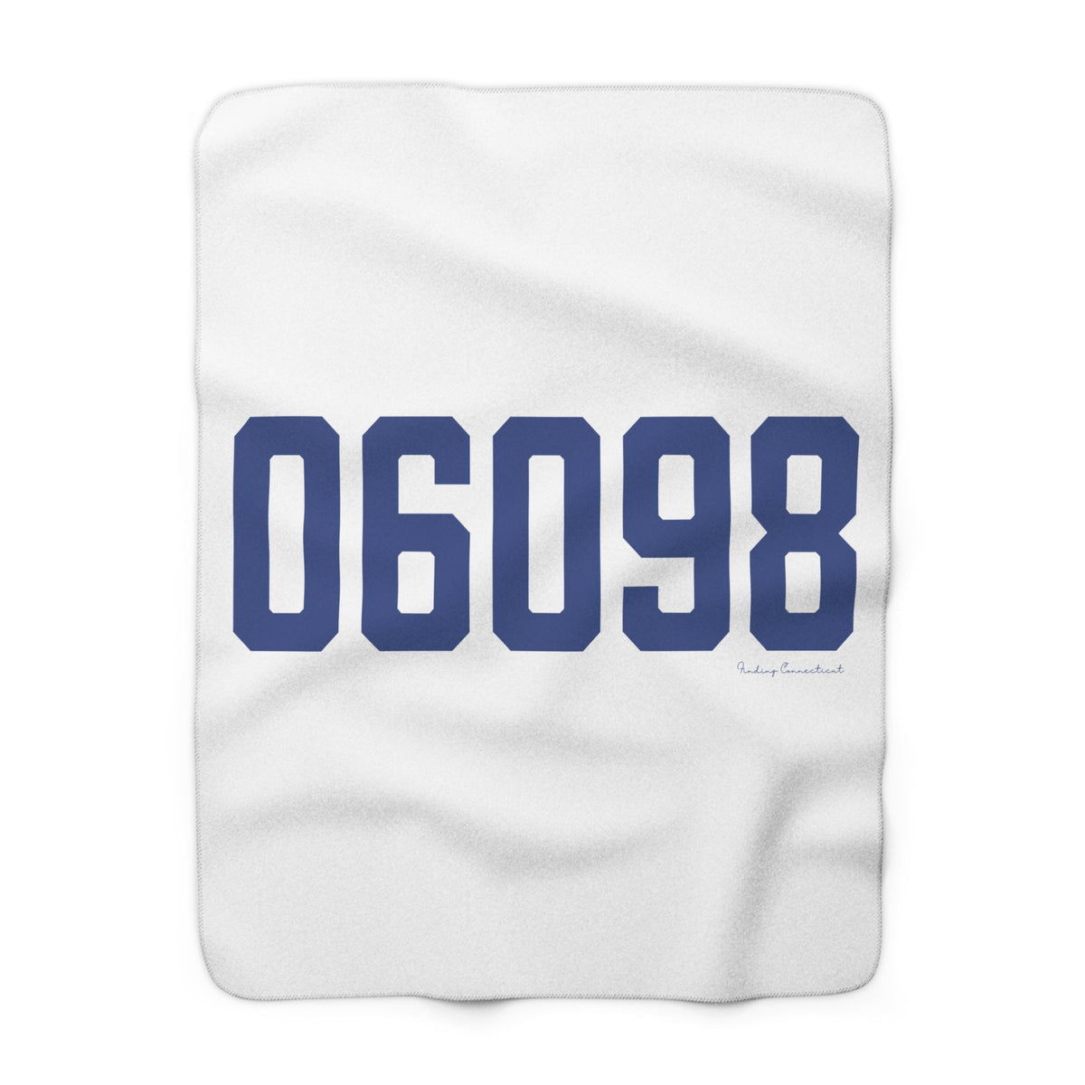06098 Winchester Connecticut Zip Code Sherpa Fleece Blanket