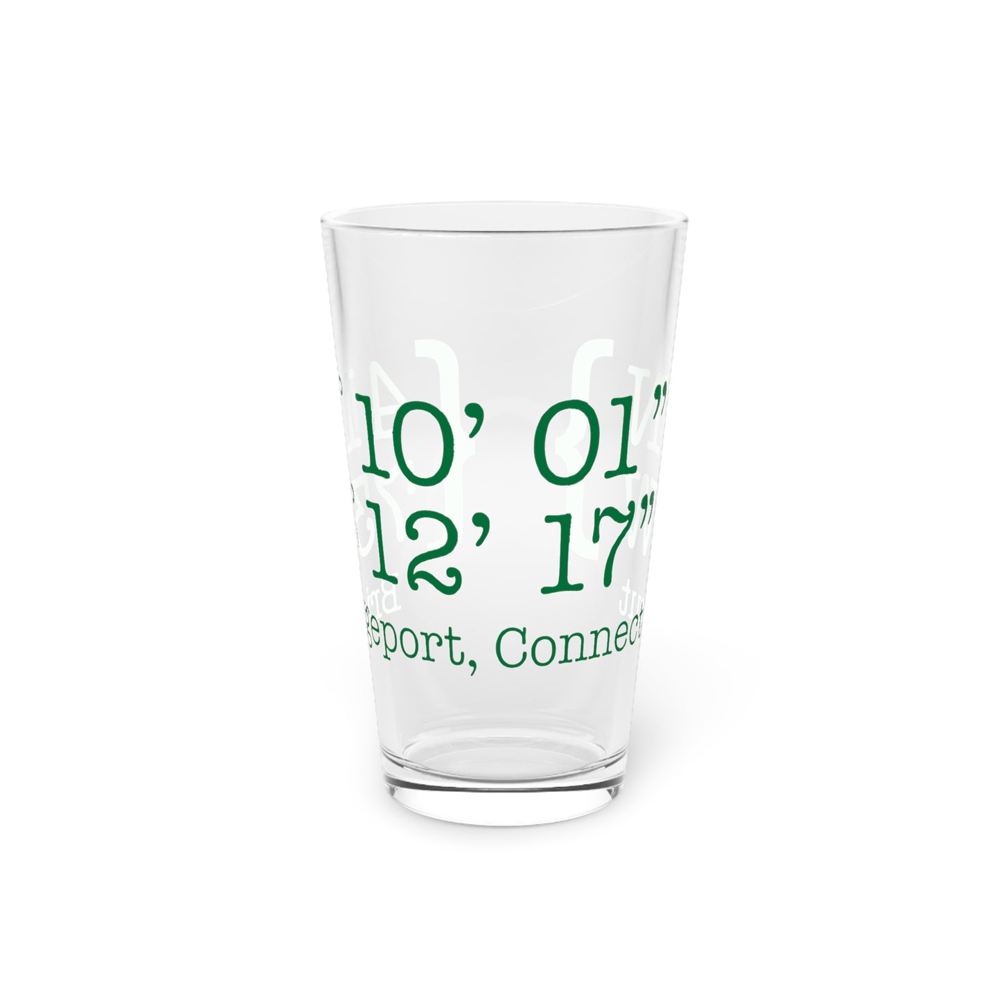 Bridgeport Coordinates Pint Glass, 16oz
