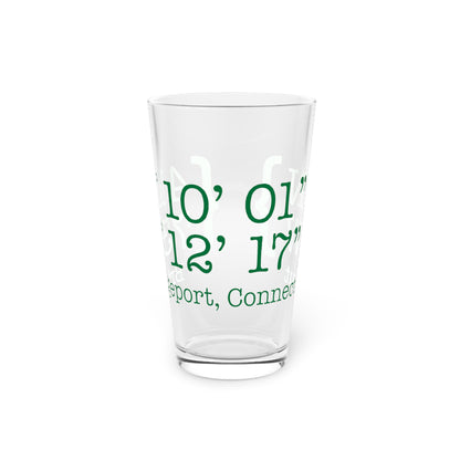 Bridgeport Coordinates Pint Glass, 16oz