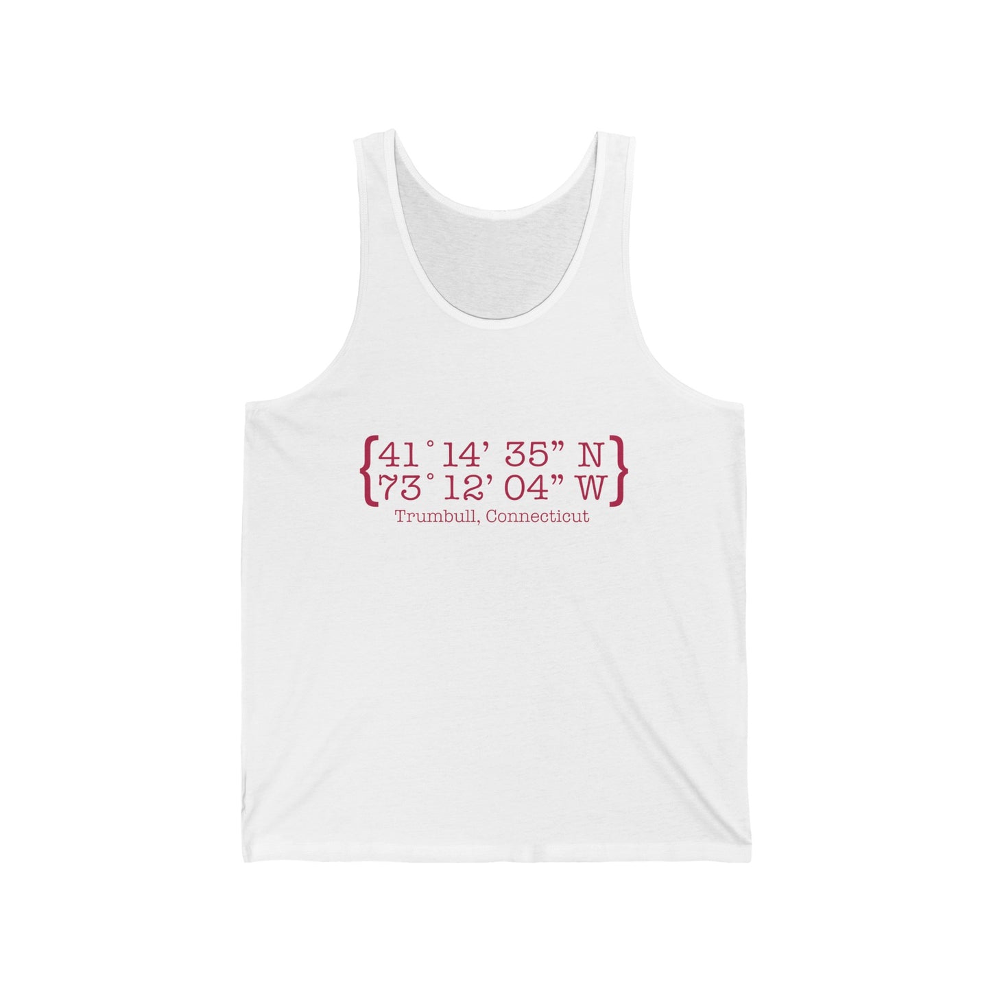 Trumbull Coordinates Unisex Jersey Tank