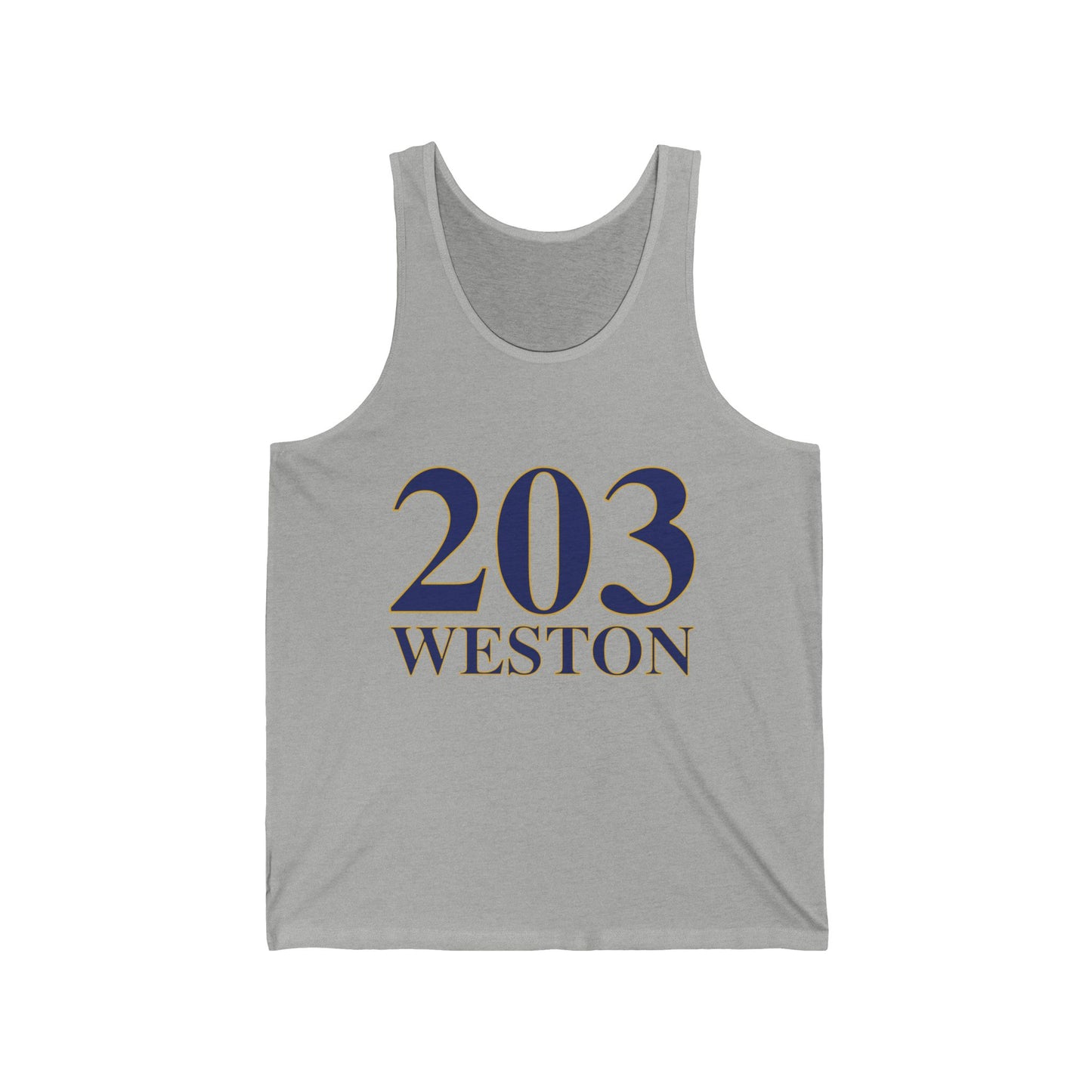 203 Weston Unisex Jersey Tank Top