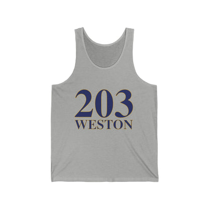203 Weston Unisex Jersey Tank Top