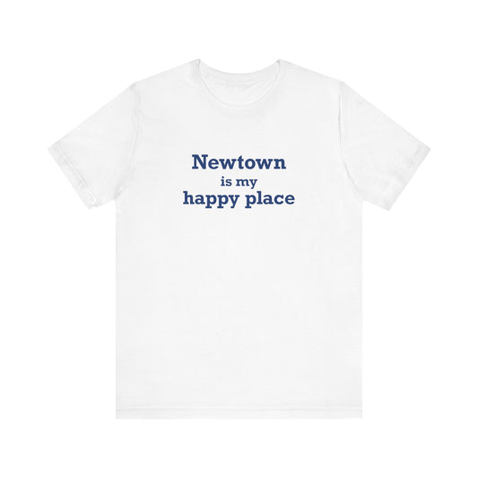 Newtown Is My Happy Place Unisex Jersey Short Sleeve T-Shirt