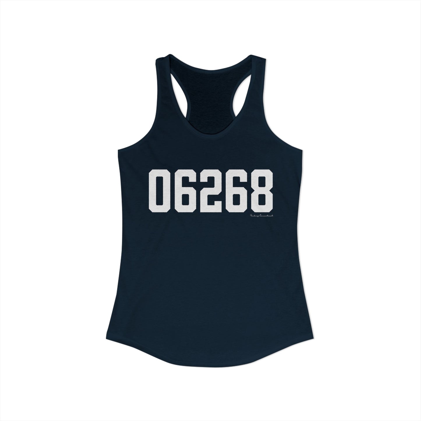 06268 Storrs CT Zip Code Women's Ideal Racerback Tank