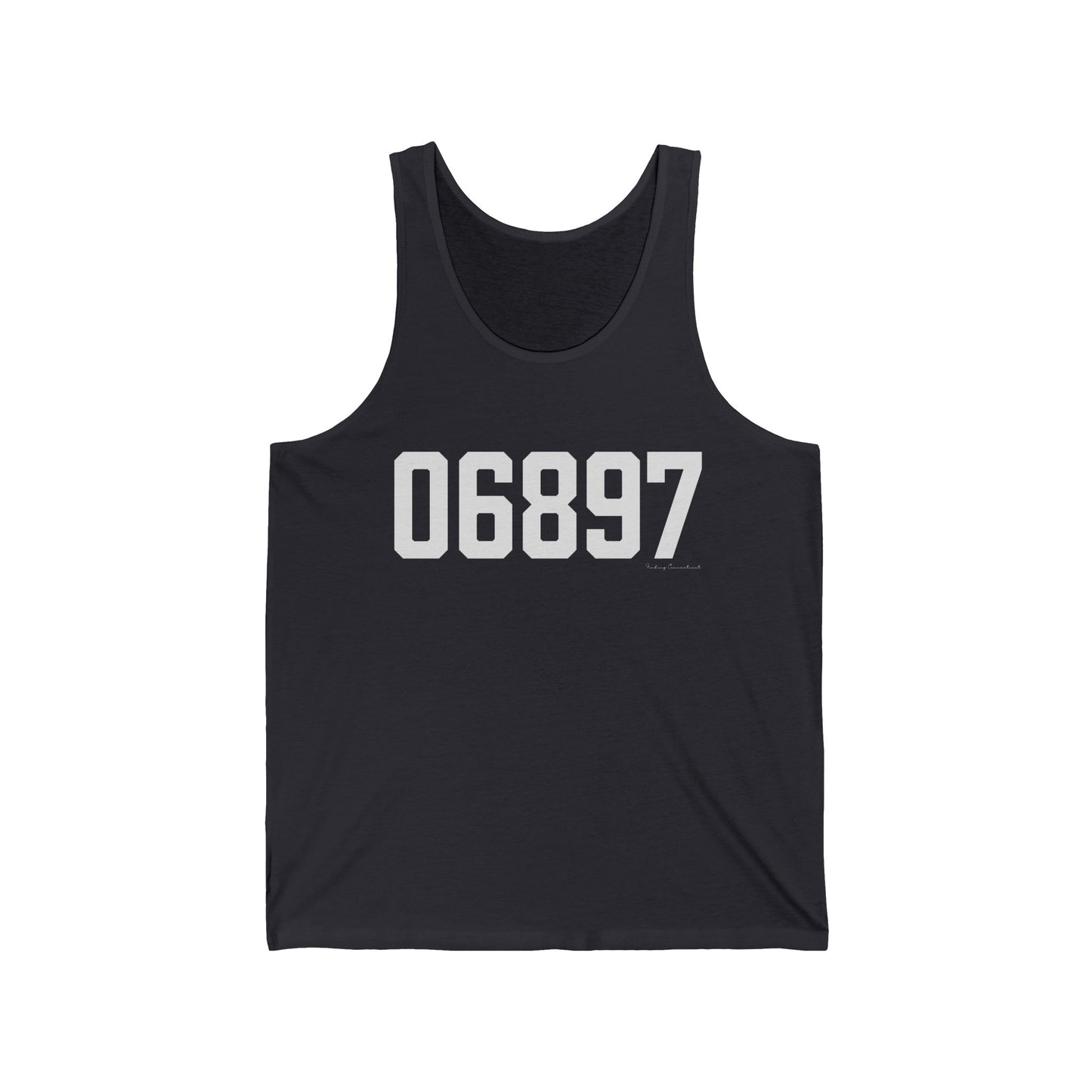 06897 Wilton CT Zip Code Unisex Jersey Tank Top
