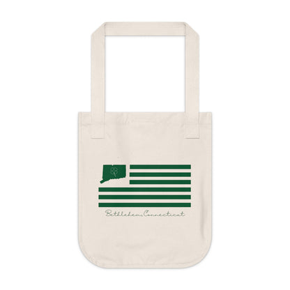 Bethlehem Connecticut St. Patrick’s Day Flag Organic Canvas Tote Bag
