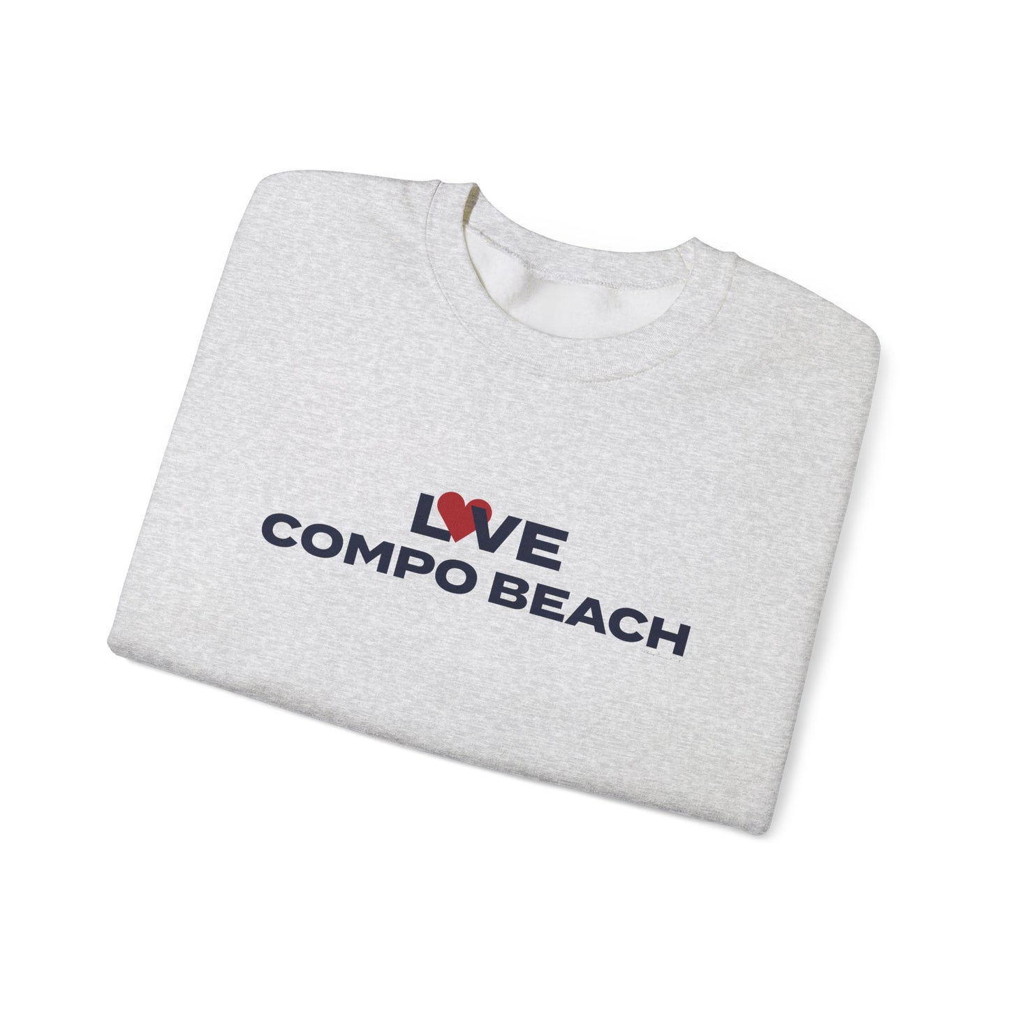 Love Compo Beach Unisex Heavy Blend™ Crewneck Sweatshirt