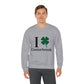 I Clover Centerbrook Unisex Heavy Blend™ Crewneck Sweatshirt (black)