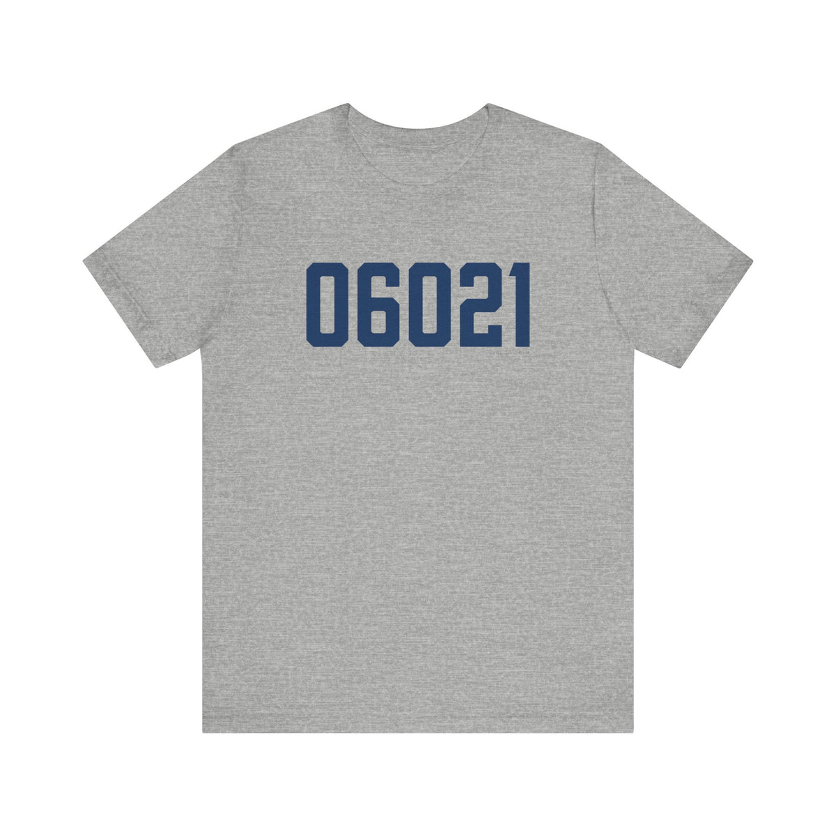 06021 Colebrook Connecticut Zip Code Unisex Jersey Short Sleeve T-Shirt