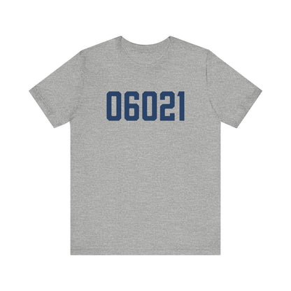 06021 Colebrook Connecticut Zip Code Unisex Jersey Short Sleeve T-Shirt