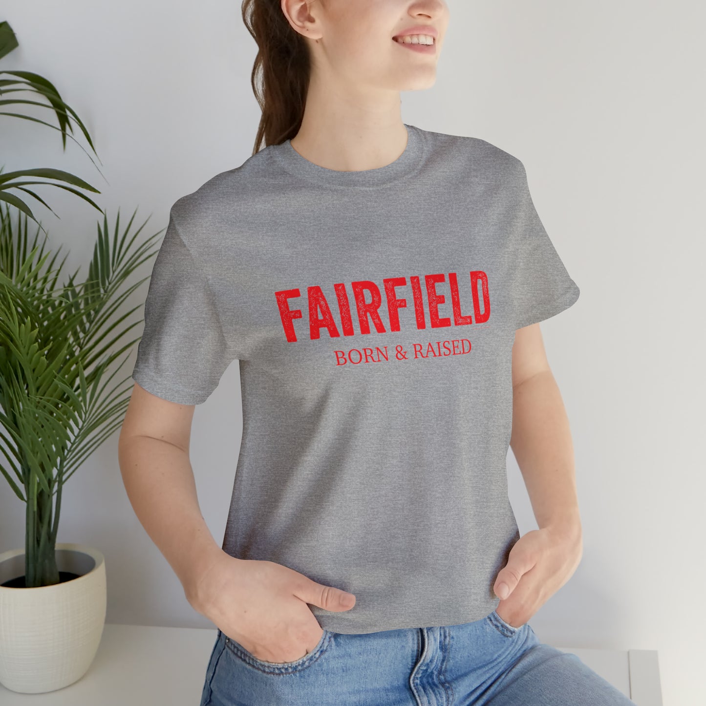 Fairfield Born & Raised Unisex Jersey Short Sleeve Tee