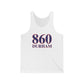860 Durham Red White & Blue Unisex Jersey Tank Top