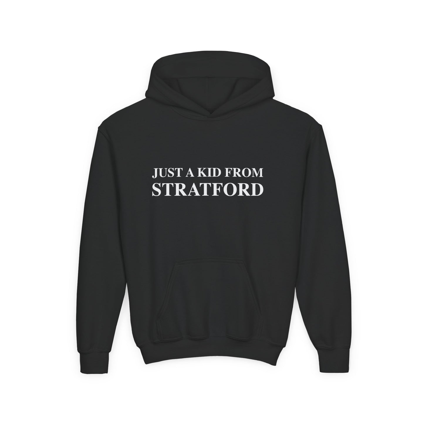 Just a kid from Stratford Youth Heavy Blend Hooded Sweatshirt