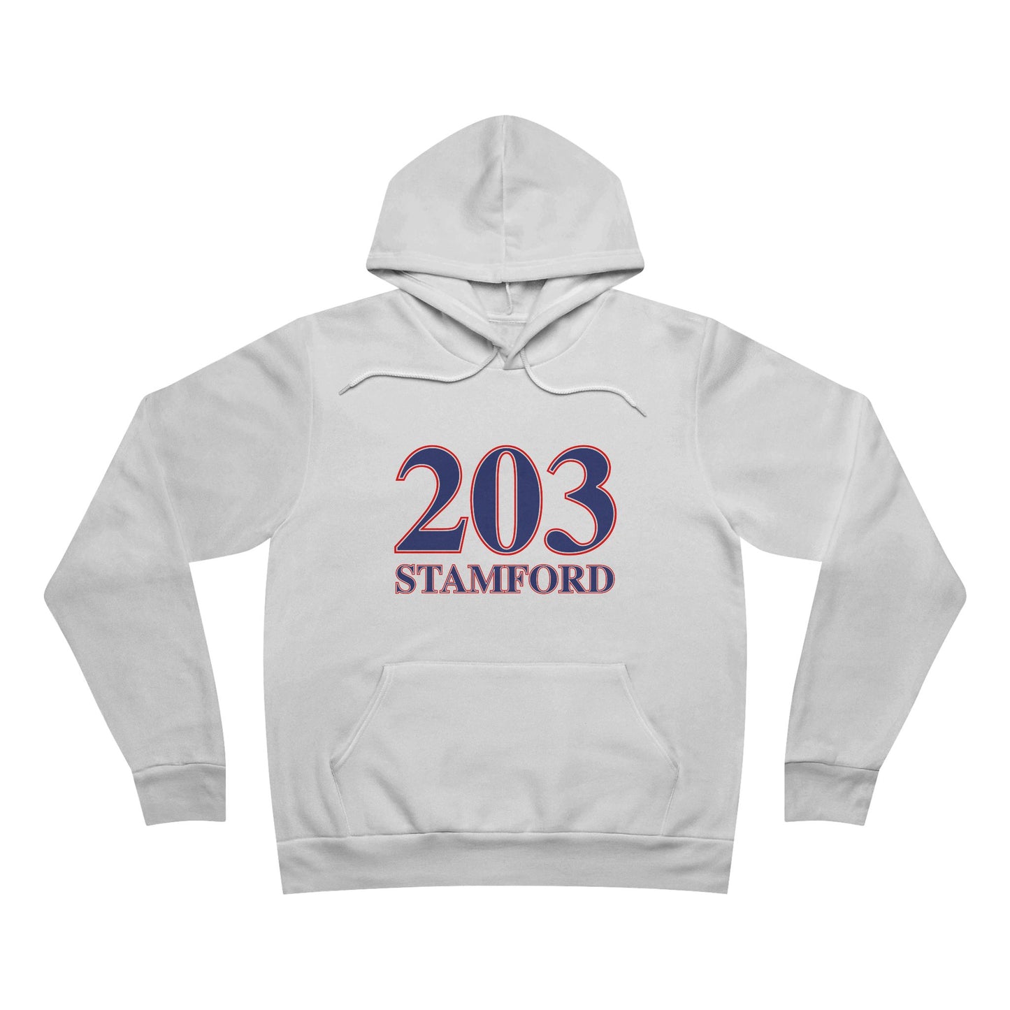 203 Stamford Red, White & Blue Unisex Sponge Fleece Pullover Hoodie