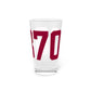 06870 - Greenwich Connecticut Zip Code Pint Glass, 16oz