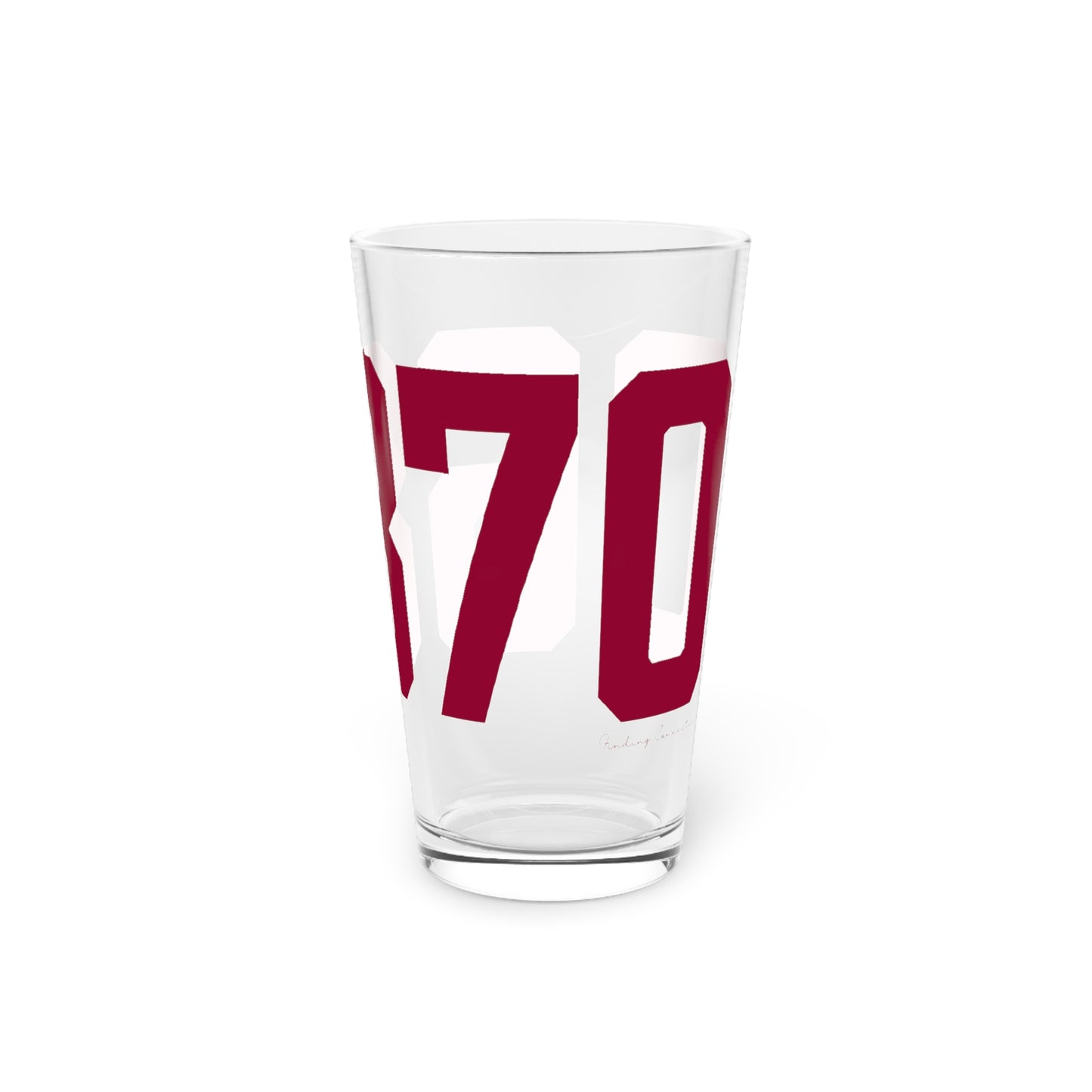 06870 - Greenwich Connecticut Zip Code Pint Glass, 16oz