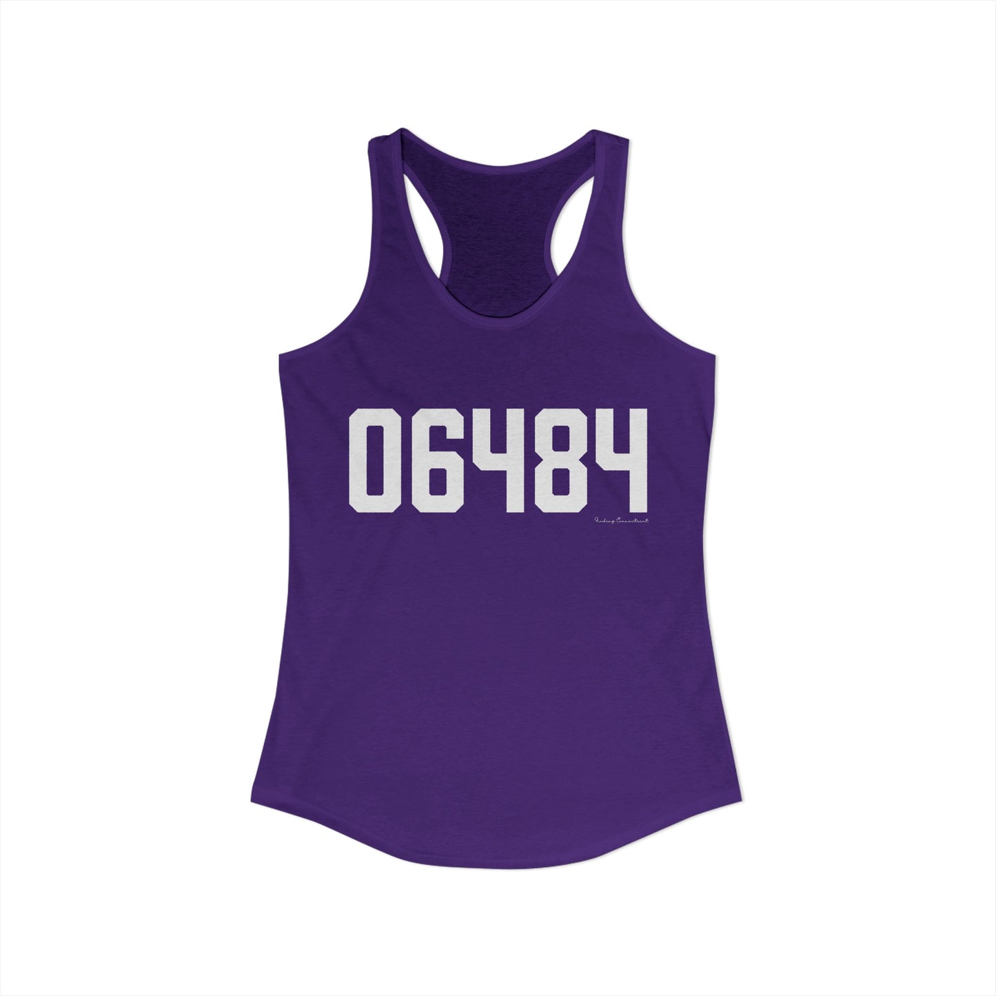 06484 Shelton Connecticut Zip Code Women's Ideal Racerback Tank Top