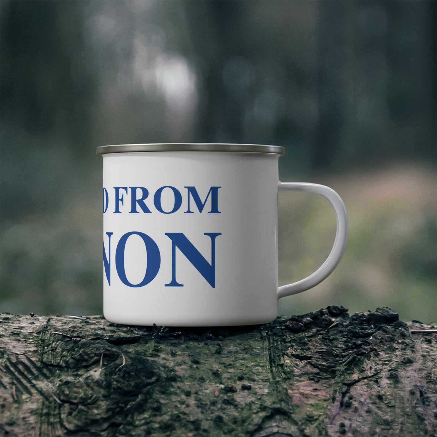 Just a kid from Vernon Enamel Camping Mug