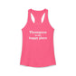 Thompson Is My Happy Place Women's Ideal Racerback Tank Top