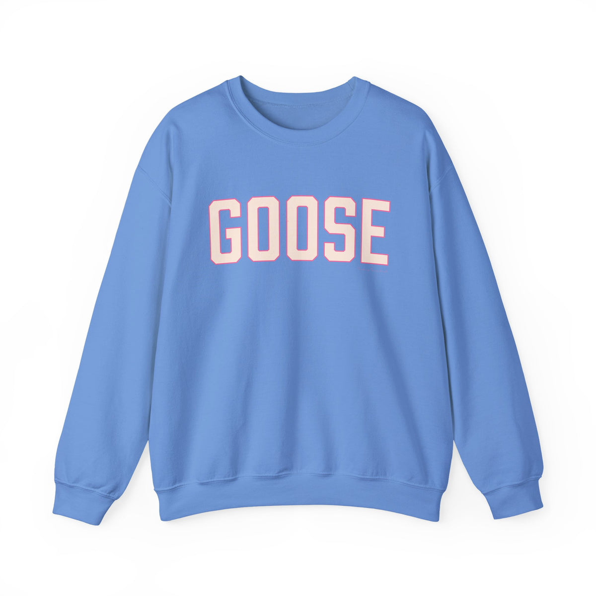 Goose Zip Code Peach & Pink Unisex Heavy Blend™ Crewneck Sweatshirt