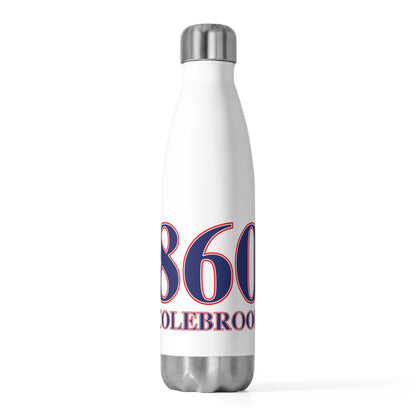Colebrook  Red, White & Blue 20oz Insulated Bottle