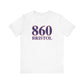 860 Bristol Red White & Blue Unisex Jersey Short Sleeve T-Shirt