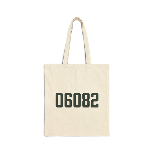 06082 Enfield Connecticut Zip Code Cotton Canvas Tote Bag