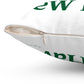 I Clover New Haven Spun Polyester Square Pillow