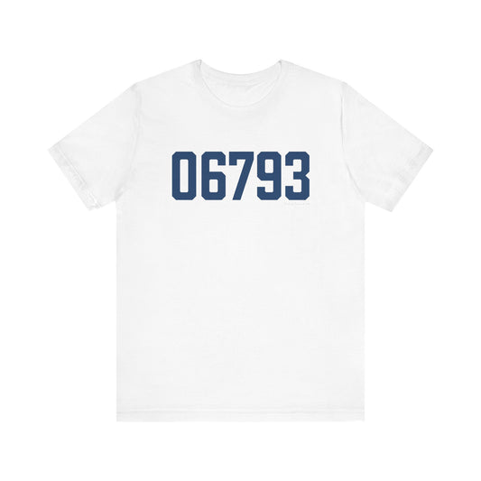 06793 Washington Connecticut Zip Code Jersey Short Sleeve T-Shirt