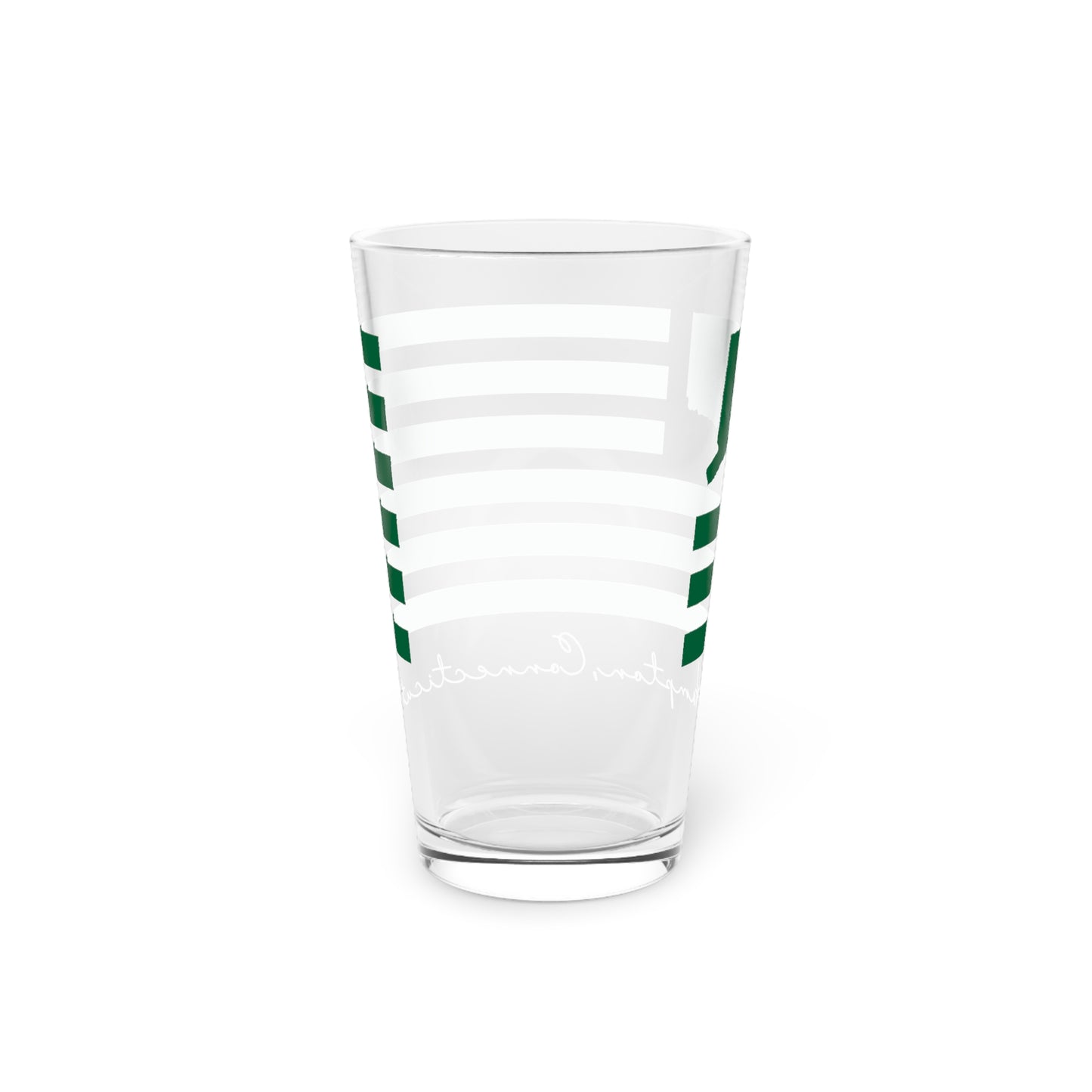 Hampton Connecticut St. Patrick’s Day Flag  Pint Glass, 16oz