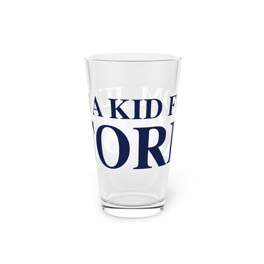 Just a kid from Storrs Pint Glass, 16oz