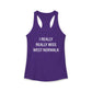 I Really Really Miss West Norwalk Women's Ideal Racerback Tank Top