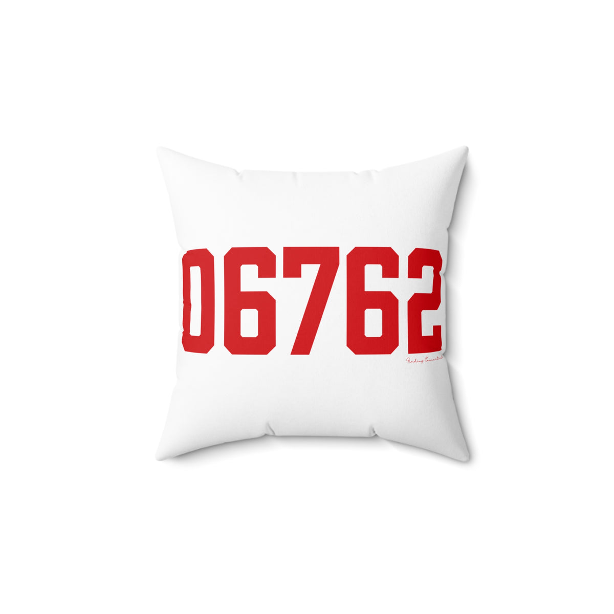 06762 Middlebury Connecticut Zip Code Polyester Square Pillow