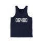 06480 Portland CT Zip Code Unisex Jersey Tank Top