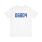 06804 Brookfield Connecticut Zip Code Unisex Jersey Short Sleeve T-Shirt