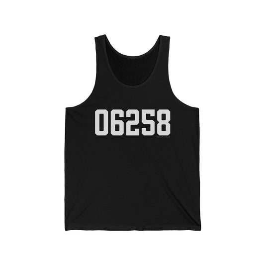 06258 Pomfret CT Zip Code Unisex Jersey Tank Top