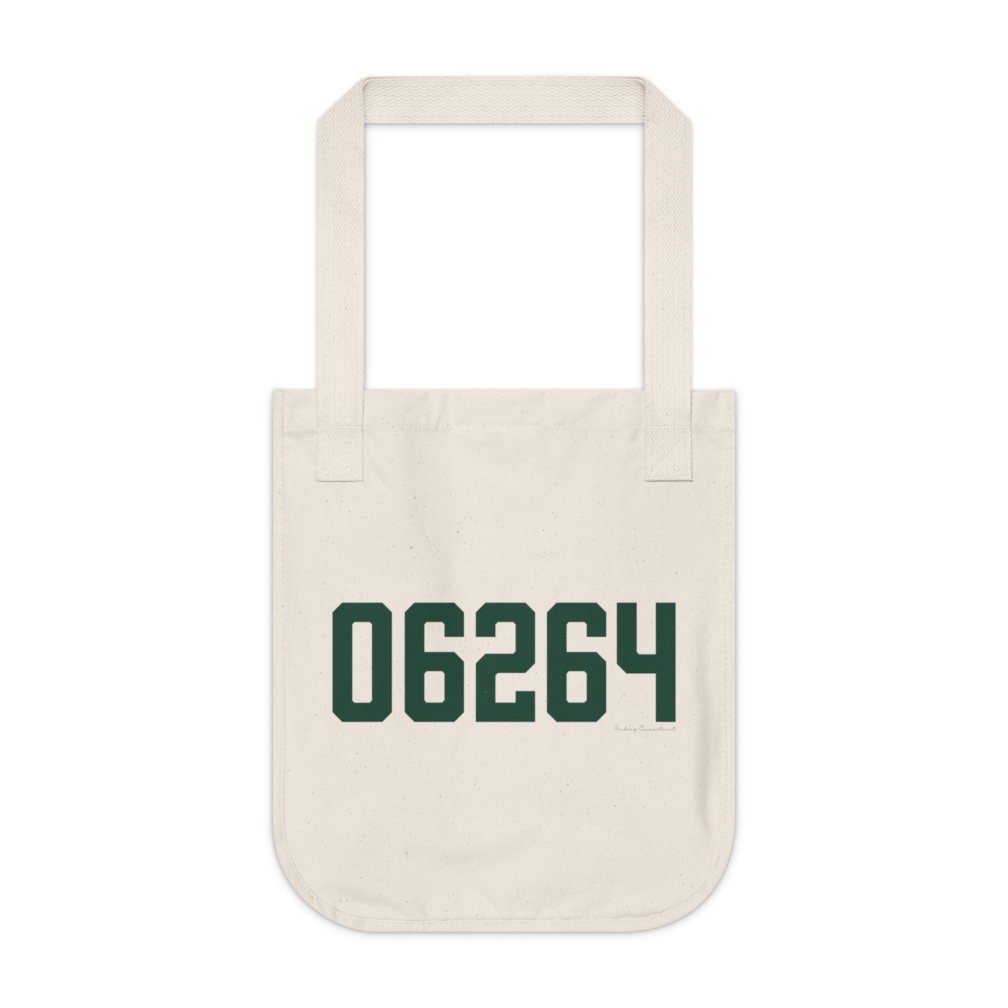 06264 Scotland Connecticut Zip Code Organic Canvas Tote Bag