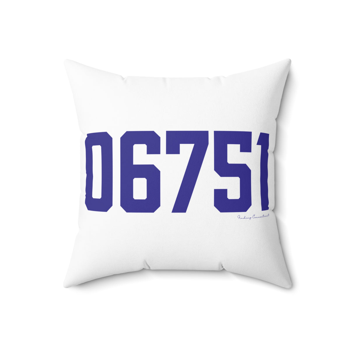 06751 Bethlehem Connecticut Zip Code Polyester Square Pillow