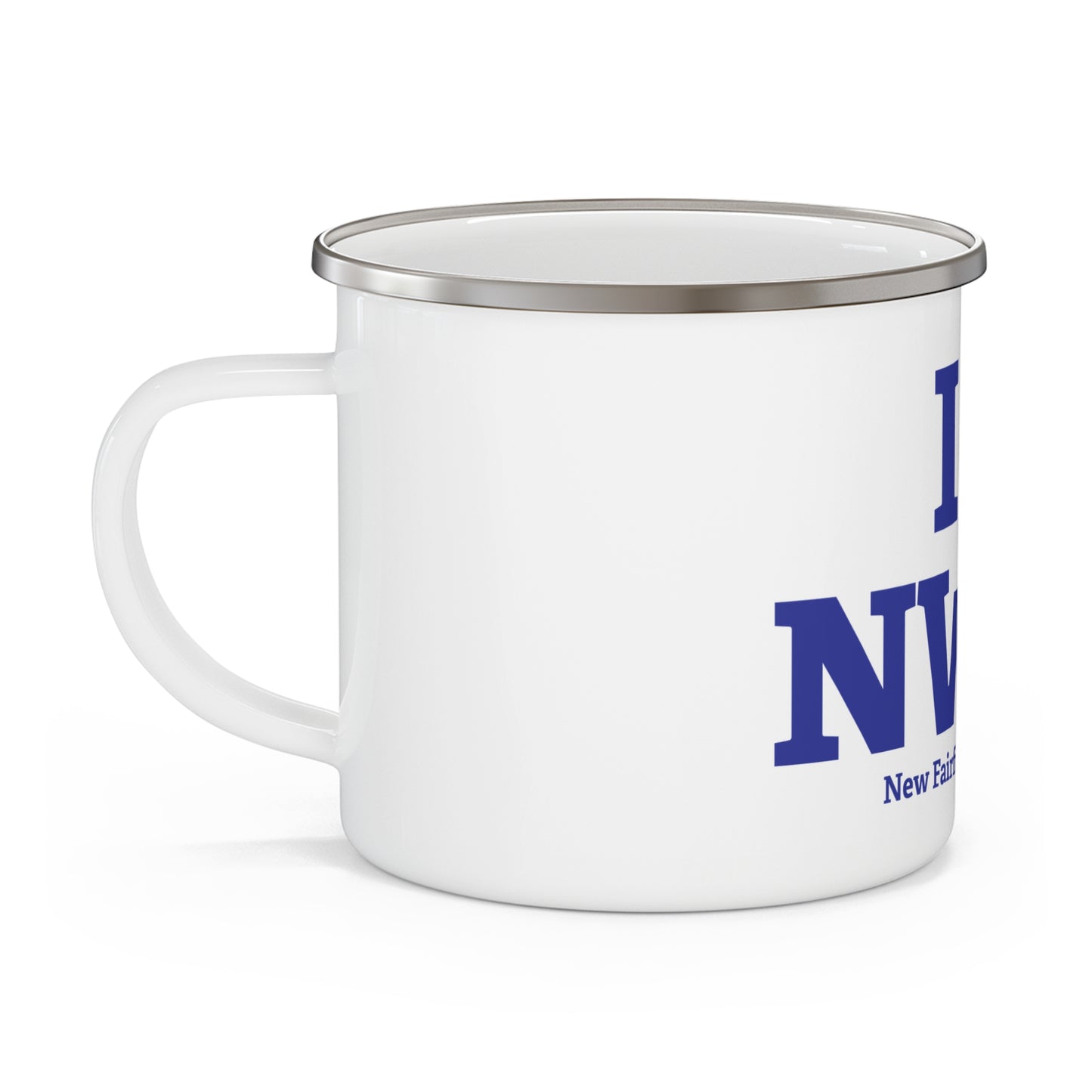 I Heart NWFD Enamel Camping Mug